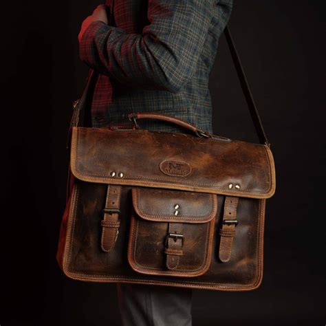 Buy Handmade Leather Messenger Bags for Men & Women — Classy Leather Bags