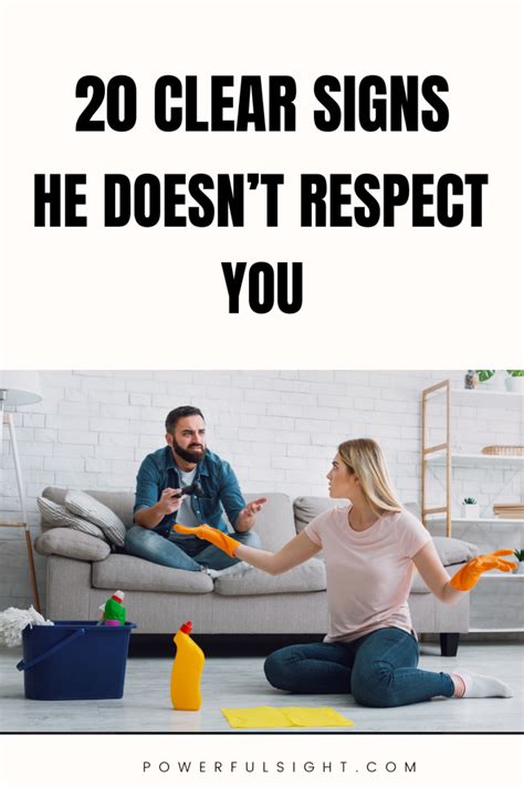 Signs He Doesn T Respect You Powerful Sight