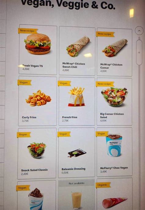 Look At The Vegan Options At Mcdonalds In Germany 🇩🇪 🤯 Rvegan