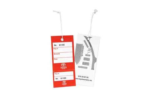 Key Labeling With Receipt Color Print Both Sides