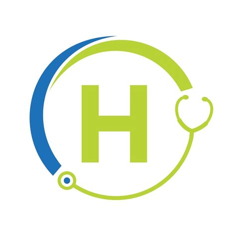 Premium Vector Healthcare Symbol Doctor And Medical Logo On Letter H