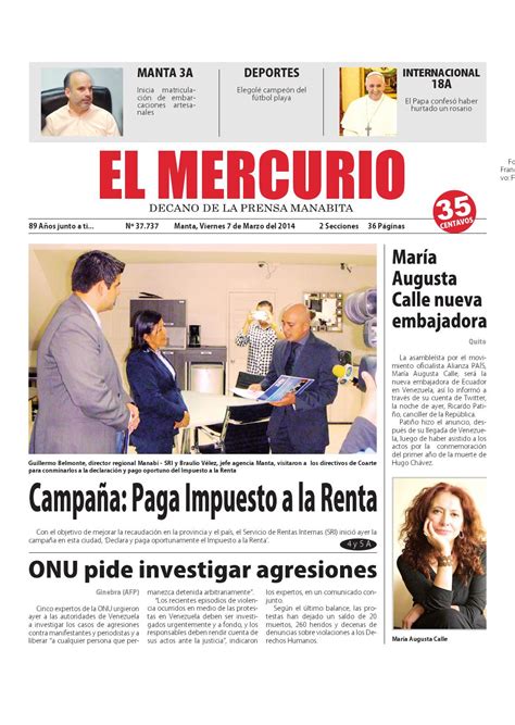 Mercurio Viernes 7 De Marzo De 2014 By Diario El Mercurio Issuu