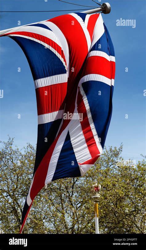 The Union Jack The British Flag Flying In The Mall The Road To