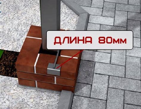 Крепление ворот на кирпичные столбы