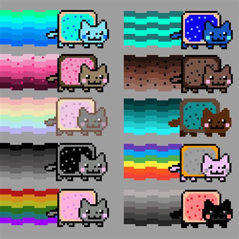 Pixilart - nyan cat by Bellathebean