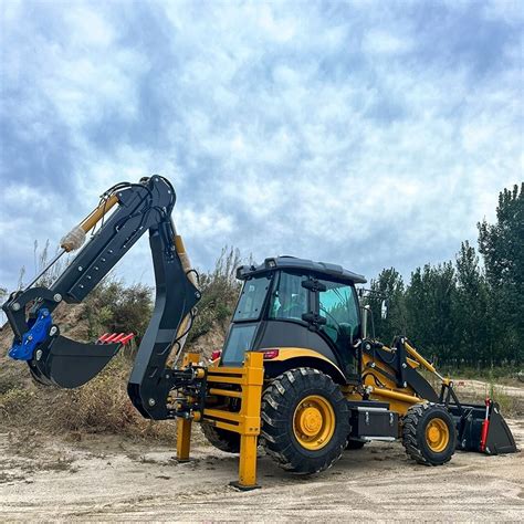 X Tractor With Loader And Backhoe Excavator Epa Engine Compact