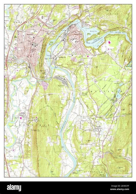 Greenfield Massachusetts Map 1968 1 25000 United States Of America By Timeless Maps Data U