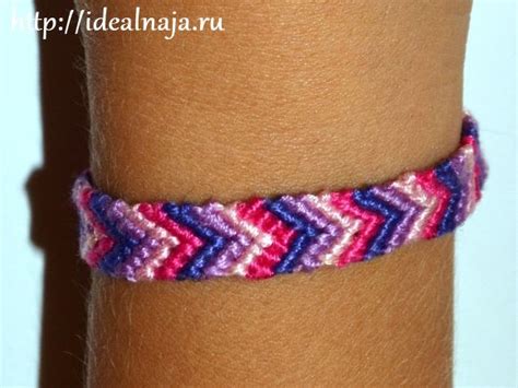 Фенечка из мулине урок