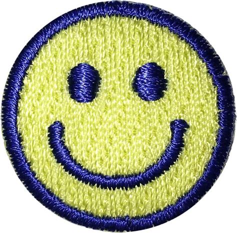 Amazon Zakrafo Pcs Yellow Smiley Face Iron On Patches For