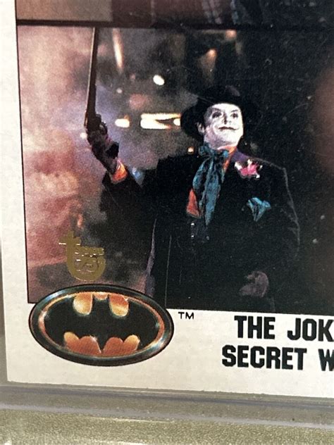 2013 Topps 75th Anniversary Buyback Gold Stamp 1989 Batman 106 Joker