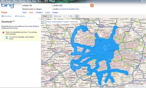 Bing Maps Watch: Bing Maps Streetside - London UK