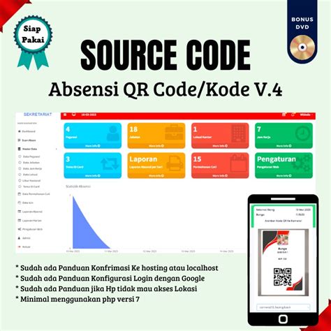 Jual Source Code Sistem Informasi Absensi Qr Code V Aplikasi Absen