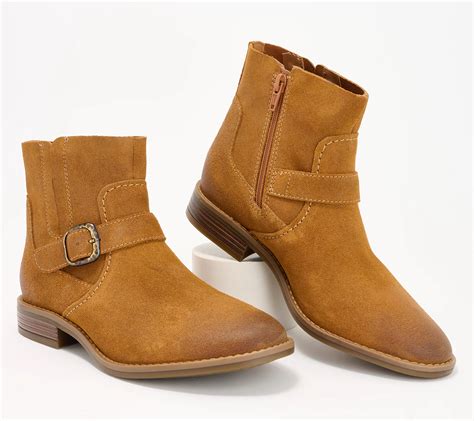 Clarks Collection Leather Ankle Boot Camzin Loop