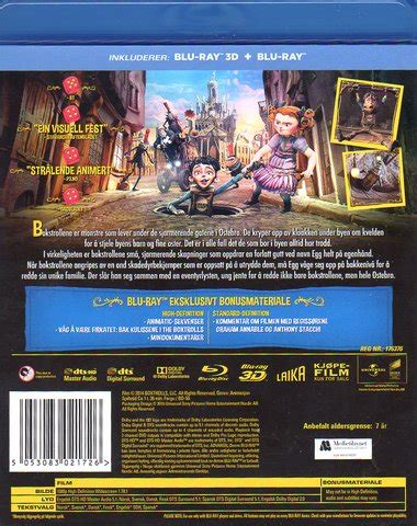 The Boxtrolls D Blu Ray