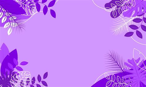 Premium Vector Purple Leaf Background Illustration Premium Vector