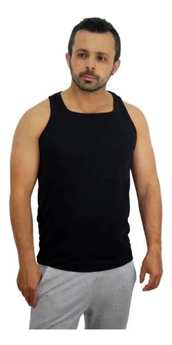 Camiseta Regata Masculina Americana Gola Quadrada Tank Slim Mercadolivre