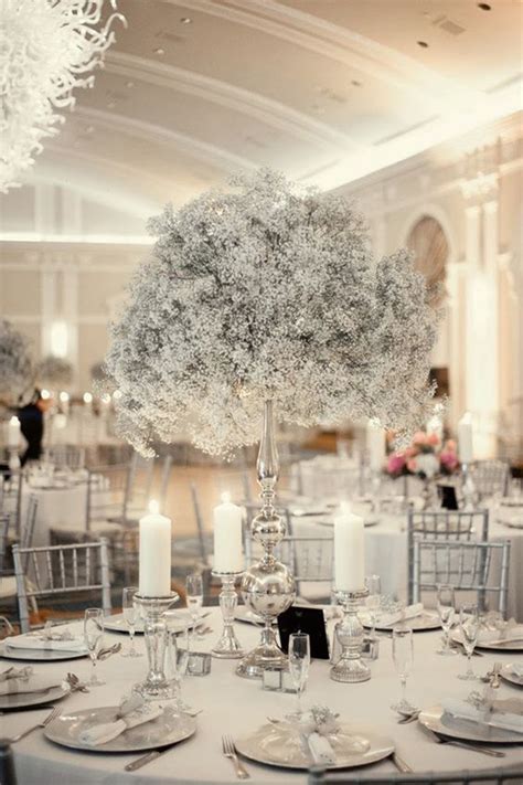 Winter Wonderland Wedding Centerpieces