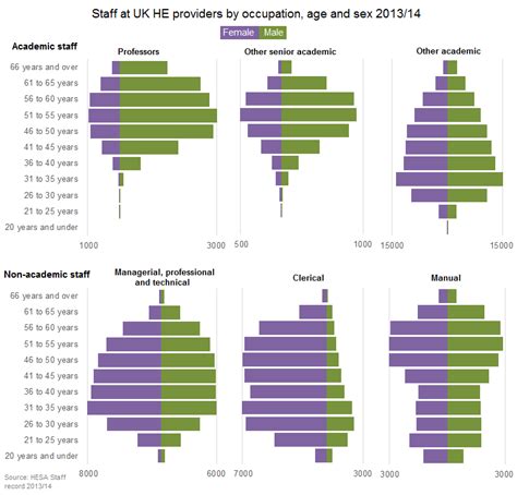 Age And Gender Statistics For He Staff Hesa