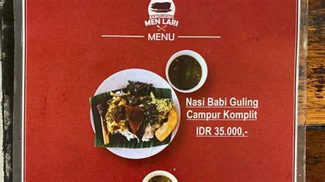 Babi Guling Men Lari Harga Menu Dan Gambarnya Dapurawit Id