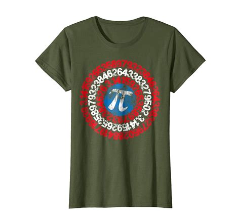 Captain Pi Superhero Shield Shirt For Math Geeks And Nerds