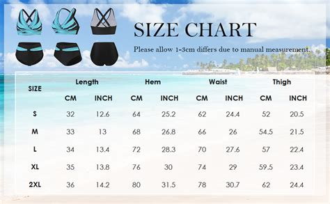 SEAUR Bikini Sets For Women Two Piece Bathing Suit Push Up Swimwear