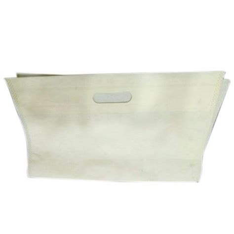 Off White Plain D Cut Non Woven Carry Bag Capacity 1 To 5 Kg At ₹ 120