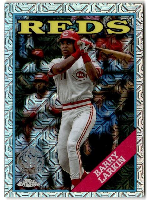 2023 Topps Series 1 Silver Pack Barry Larkin Cincinnati Reds T88c 18