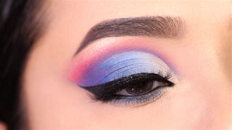 Blue Cut Crease Eyeshadow Look Very Easy Eye Makeup Shilpa Youtube