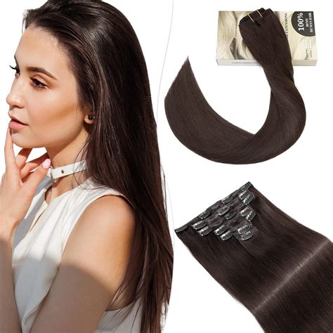 Sego Extension A Clip Cheveux Naturel Pcs Clips Extension