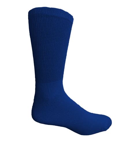 Physicians Approved Mens King Size Diabetics Cotton Crew Socks Plus Size Wholesale Diabetic