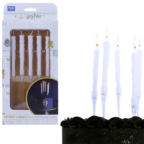 Pme Harry Potter Floating Candles Set Of 5 The Great Hall Sugar And Ice