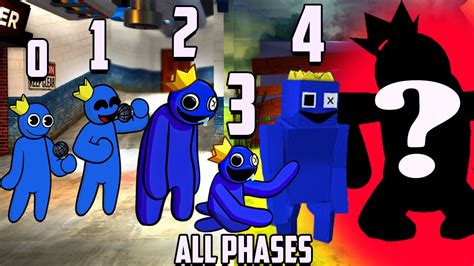 Blue All Phases 0 5 Phases Friday Night Funkin Vs Roblox Rainbow