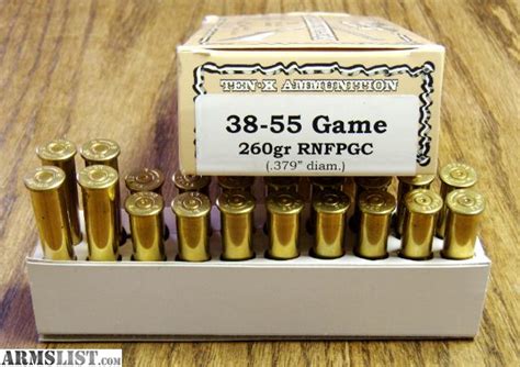 ARMSLIST - For Sale/Trade: .38-55 Reloading Brass and Ammo