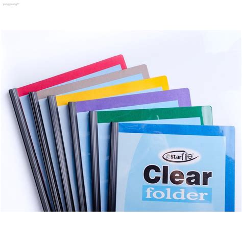 Starfile Clear Slide Folder Or Pieces Pack Shopee Philippines