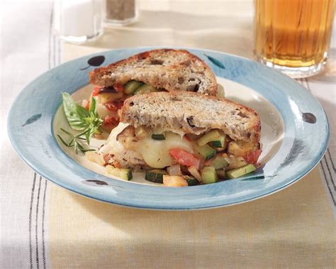 Ratatouille And Turkey Breast Melt Recipe National Turkey Federation