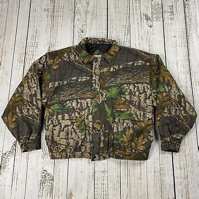 Vtg Northwest Territory Trebark Bigwoods Camo Jacket Insulated Hunting