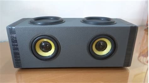 Diy Boombox Bluetooth Caseira Alto Falante De Fibra De Vidro Mm