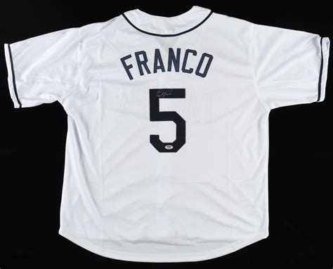 Wander Franco Signed Jersey JSA Pristine Auction