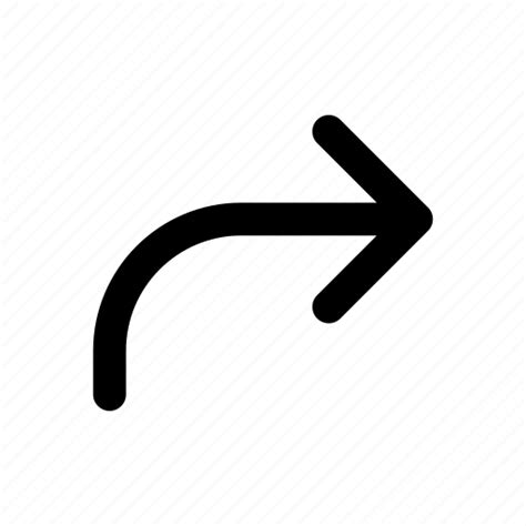 Forward Arrow Send Skip Turn Right Icon Download On Iconfinder