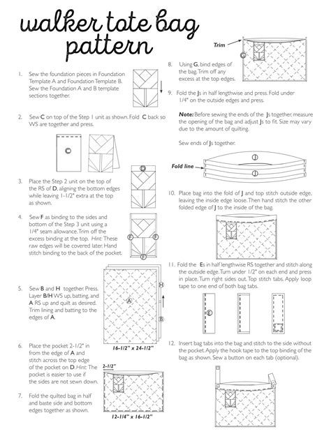 38 Free Sewing Pattern For Walker Caddy Rikasroision