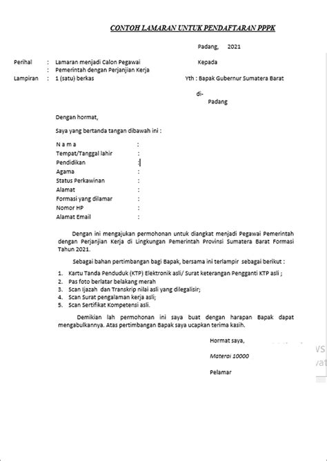 Contoh Surat Lamaran Kerja Satpol Pp Dki Jakarta - Surat Lamaran Kerja : Desain Contoh Surat ...