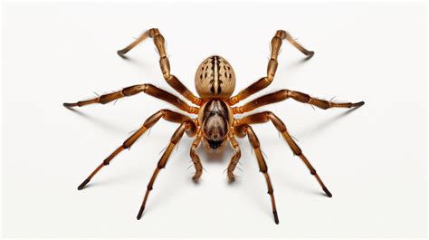 Premium Photo Close Up Of A Spider On A White Background