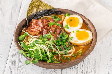 Bowl Of Ramen Stock Image Image Of Noodle Spicy Asian 275845833