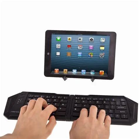 Comtop Bluetooth Folding Keyboard Quality Laptop Mini External Keyboards With Hard Abs Plastic