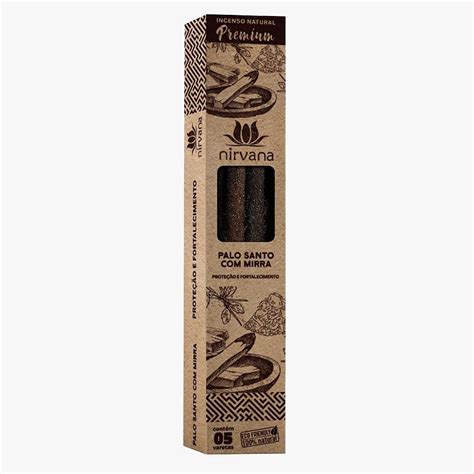 Incenso Nirvana Linha Premium Palo Santo C Mirra Lotus Loja