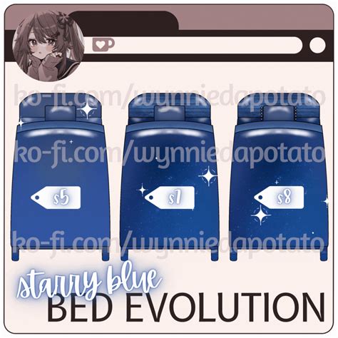 Blue Bed Asset For Vtubers Wynniedapotato S Ko Fi Shop Ko Fi