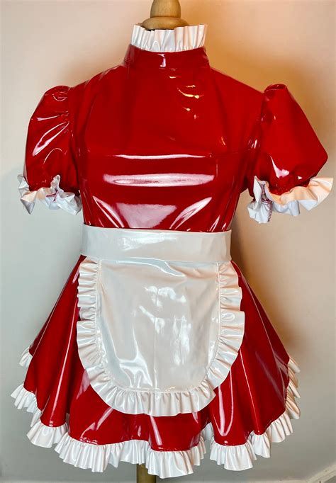 PVC French Maids Dress Etsy