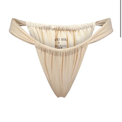 Divino Seas Swim Nwt Divino Seas Ana De Bretaa Bikini Bottom In Creamy Offwhite Poshmark