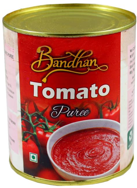 Bandhan Tomato Puree Gm Tin At Rs Unit Tomato Puree In Kolkata