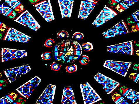 Photo-ops: Stained Glass Window: North Rose Window - Cathedral of Notre ...